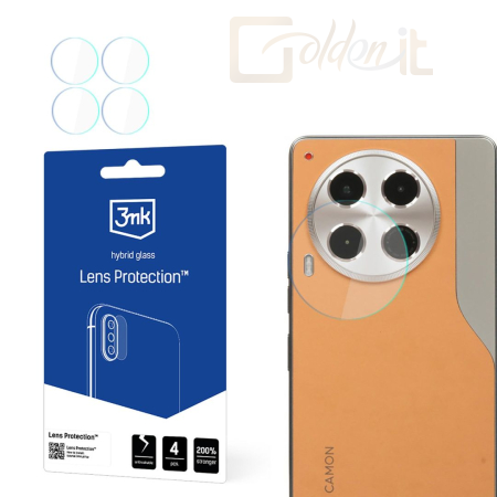 Okostelefon kiegészítő 3mk Kameralencse védőfólia Tecno Camon 30 Premier - W-3LenProt-TC30Pre