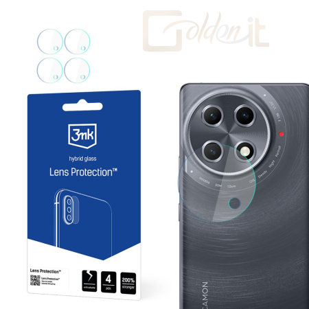 Okostelefon kiegészítő 3mk Kameralencse védőfólia Tecno Camon 30S - W-3LenProt-TC30s
