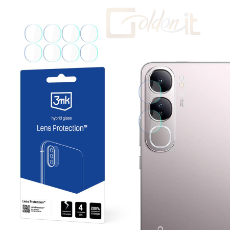 Okostelefon kiegészítő 3mk Kameralencse védőfólia Vivo V40 Lite 5G - W-3LenProt-VV40L5G