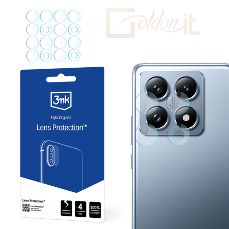 Okostelefon kiegészítő 3mk Kameralencse védőfólia Xiaomi 14T / 14T Pro - W-3LenProt-X14T/P