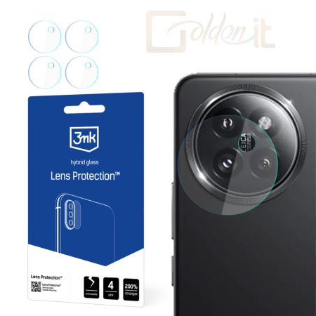 Okostelefon kiegészítő 3mk Kameralencse védőfólia Xiaomi Civi 4 Pro - W-3LenProt-XC4P