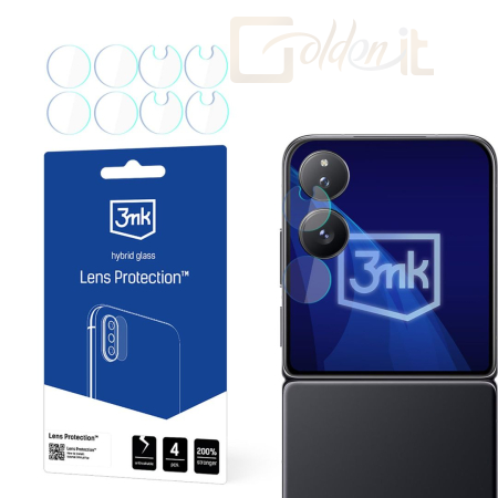 Okostelefon kiegészítő 3mk Kameralencse védőfólia Xiaomi Mix Flip (front) - W-3LenProt-XMFf