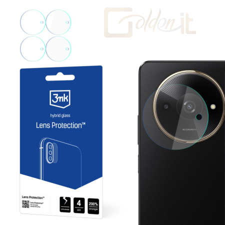 Okostelefon kiegészítő 3mk Kameralencse védőfólia Xiaomi Redmi A3x - W-3LenProt-XRA3x