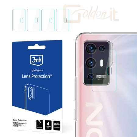 Okostelefon kiegészítő 3mk Kameralencse védőfólia ZTE Axon 30 Pro - W-3LenProt-ZA3P