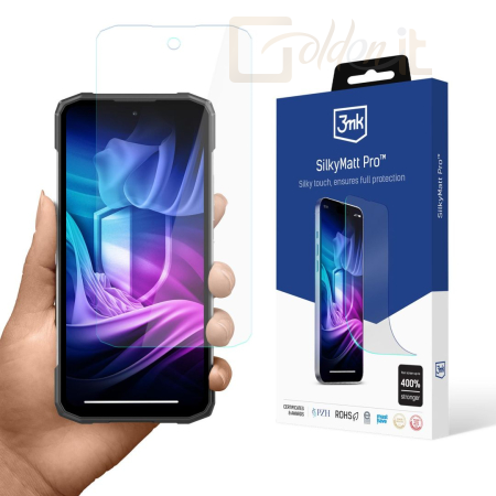 Okostelefon kiegészítő 3mk Silky Matt Pro fólia Doogee Blade 10 Max - W-3SlMatPr-DB10M