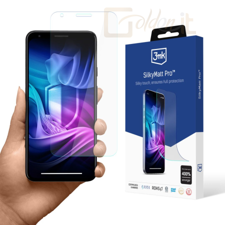 Okostelefon kiegészítő 3mk Silky Matt Pro fólia Google Pixel 3a XL - W-3SlMatPr-GoPix10