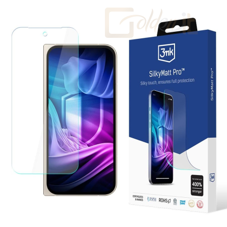 Okostelefon kiegészítő 3mk Silky Matt Pro fólia Google Pixel 9 Pro Fold (front) - W-3SlMatPr-GP9PFf