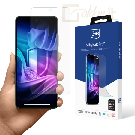 Okostelefon kiegészítő 3mk Silky Matt Pro fólia OPPO Reno 12 F\Fs - W-3SlMatPr-OR12F