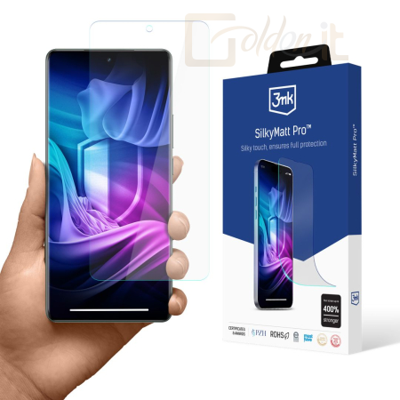 Okostelefon kiegészítő 3mk Silky Matt Pro fólia Realme GT 6 - W-3SlMatPr-RGT6