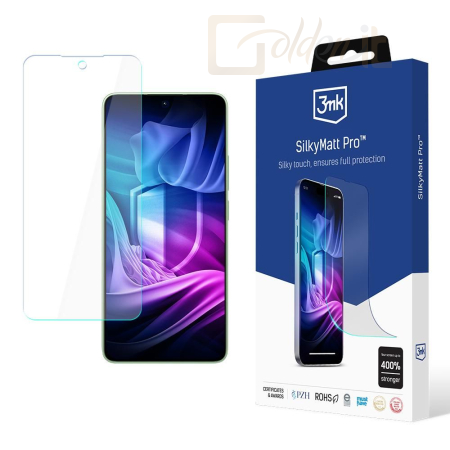 Okostelefon kiegészítő 3mk Silky Matt Pro fólia Redmi Note 13R - W-3SlMatPr-RN13R