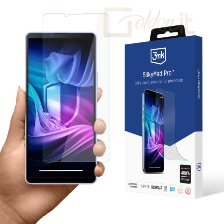 Okostelefon kiegészítő 3mk Silky Matt Pro fólia Sony Xperia 10 VI - W-3SlMatPr-SXP10VI