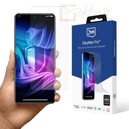Okostelefon kiegészítő 3mk Silky Matt Pro fólia ZTE Axon 30 Pro - W-3SlMatPr-ZA3P
