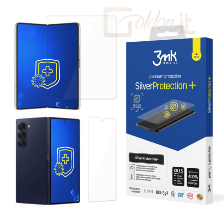 Okostelefon kiegészítő 3mk SilverProtection+ antimikrobiális védőfólia Folded Edition Samsung Galaxy Z Fold 6 - W-3SProtPF-SamGZFo6