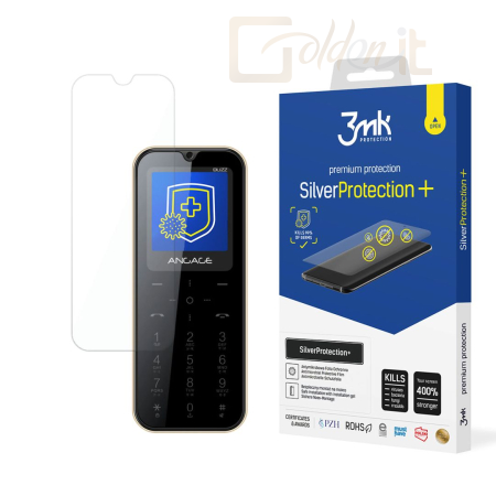Okostelefon kiegészítő 3mk SilverProtection+ antimikrobiális védőfólia Angage Buzz - W-3SPrtP-AB