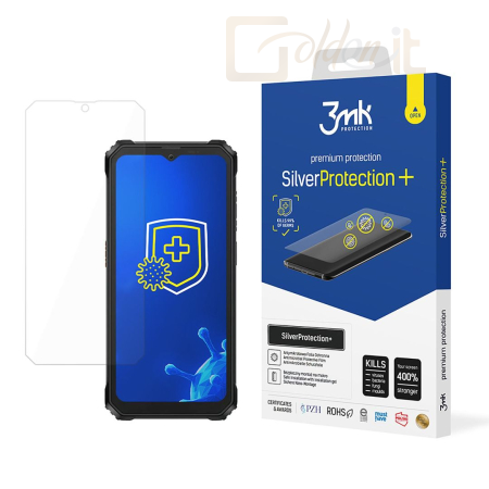 Okostelefon kiegészítő 3mk SilverProtection+ antimikrobiális védőfólia Blackview BV6200 / BV6200 Pro - W-3SPrtP-BBV6200P