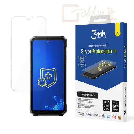 Okostelefon kiegészítő 3mk SilverProtection+ antimikrobiális védőfólia Blackview BV8900 - W-3SPrtP-Bv8900