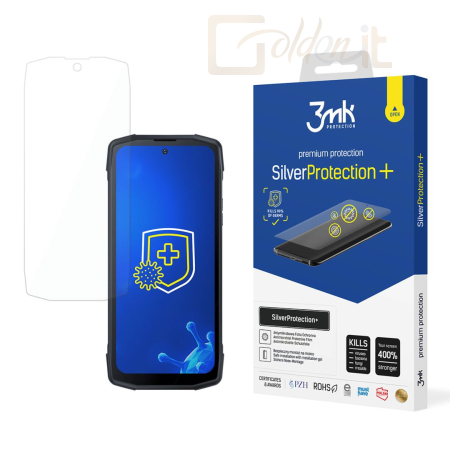 Okostelefon kiegészítő 3mk SilverProtection+ antimikrobiális védőfólia Cubot King Kong Star - W-3SPrtP-CKKS