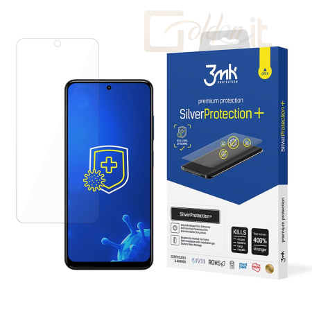 Okostelefon kiegészítő 3mk SilverProtection+ antimikrobiális védőfólia HMD Crest Max - W-3SPrtP-HMDCM