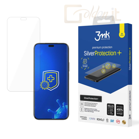 Okostelefon kiegészítő 3mk SilverProtection+ antimikrobiális védőfólia Honor X8B - W-3SPrtP-HoX8B133