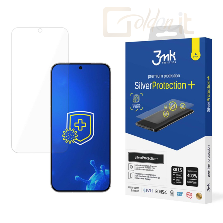 Okostelefon kiegészítő 3mk SilverProtection+ antimikrobiális védőfólia Huawei Pura 70 - W-3SPrtP-HP70