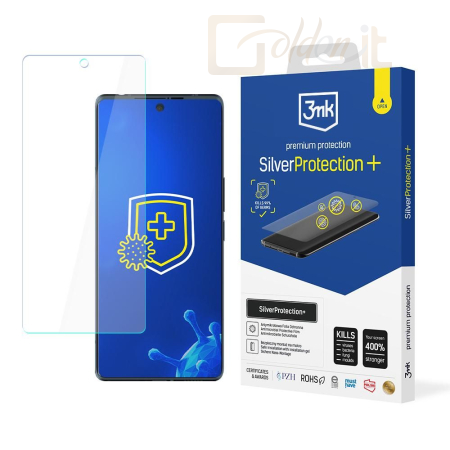 Okostelefon kiegészítő 3mk SilverProtection+ antimikrobiális védőfólia HTC U24 Pro - W-3SPrtP-HtU24Pr0