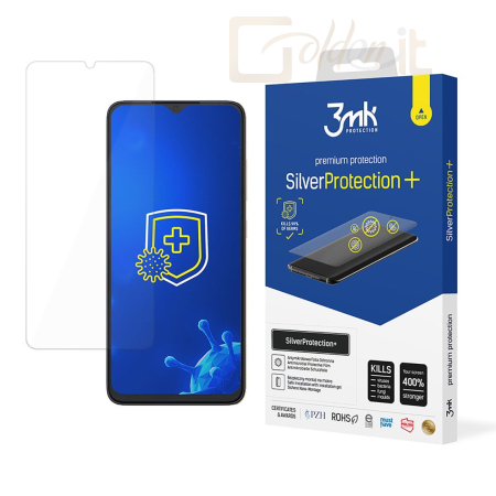 Okostelefon kiegészítő 3mk SilverProtection+ antimikrobiális védőfólia Itel A06 - W-3SPrtP-IA06
