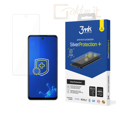 Okostelefon kiegészítő 3mk SilverProtection+ antimikrobiális védőfólia Infinix Smart 8 Plus - W-3SPrtP-IS8Pl