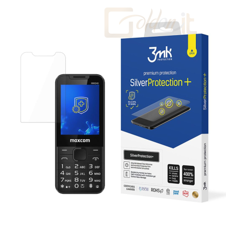 Okostelefon kiegészítő 3mk SilverProtection+ antimikrobiális védőfólia MaxCom MM248 4G - W-3SPrtP-MCMM248