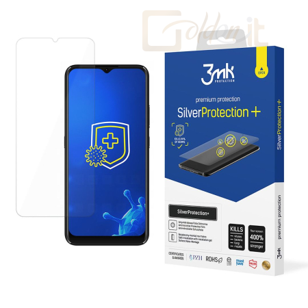 Okostelefon kiegészítő 3mk SilverProtection+ antimikrobiális védőfólia MaxCom Smart MS651 - W-3SPrtP-MSMS651
