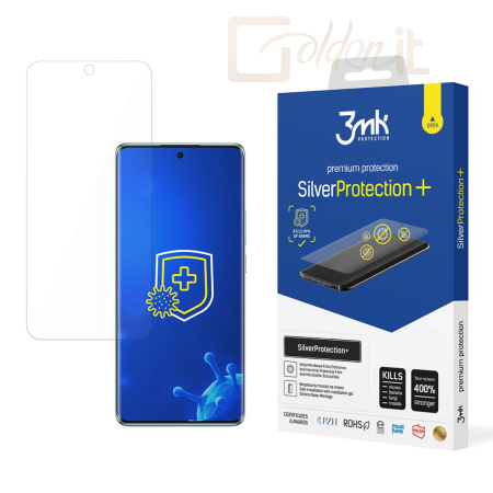 Okostelefon kiegészítő 3mk SilverProtection+ antimikrobiális védőfólia Oppo Reno 12 - W-3SPrtP-OR12