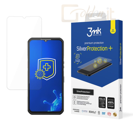 Okostelefon kiegészítő 3mk SilverProtection+ antimikrobiális védőfólia Oukitel WP39 - W-3SPrtP-OWP39