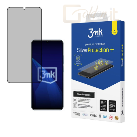 Okostelefon kiegészítő 3mk SilverProtection+ antimikrobiális védőfólia Realme C65s - W-3SPrtP-RC65s