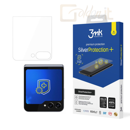 Okostelefon kiegészítő 3mk SilverProtection+ antimikrobiális védőfólia Samsung Galaxy Z Flip 6 - W-3SPrtP-SamGZfl6