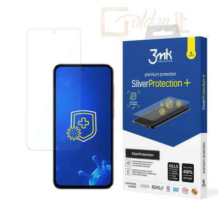 Okostelefon kiegészítő 3mk SilverProtection+ antimikrobiális védőfólia Samsung Galaxy M35 - W-3SPrtP-SGM35