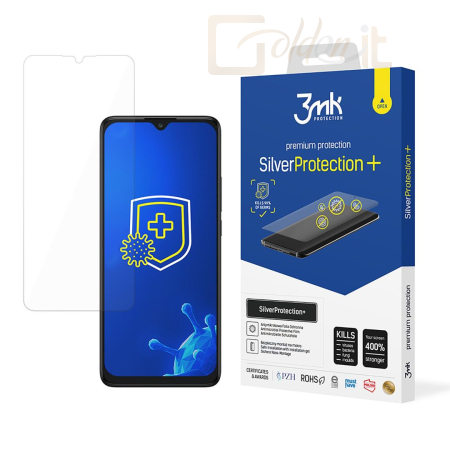Okostelefon kiegészítő 3mk SilverProtection+ antimikrobiális védőfólia TCL 30 XL - W-3SPrtP-T30XL
