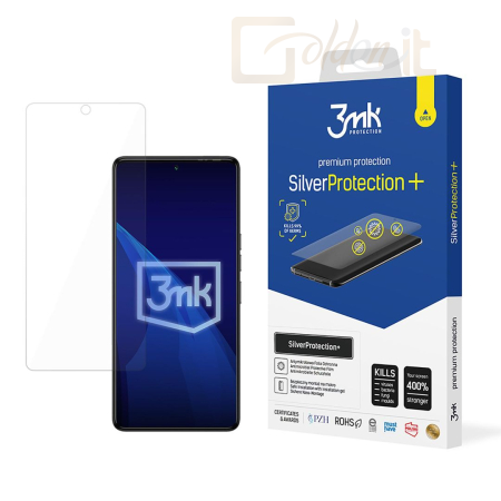Okostelefon kiegészítő 3mk SilverProtection+ antimikrobiális védőfólia Tecno Camon 20 Pro 5G / 20s Pro 5G - W-3SPrtP-TC20sP/