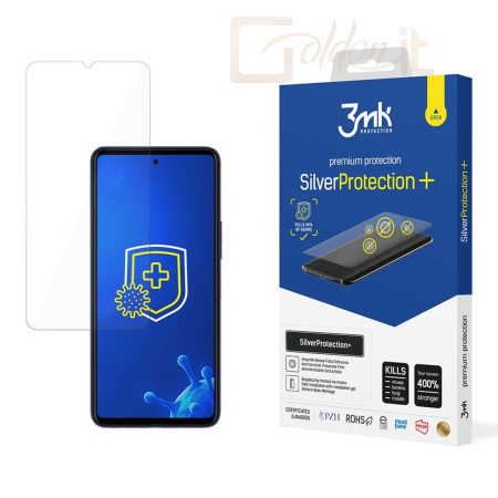 Okostelefon kiegészítő 3mk SilverProtection+ antimikrobiális védőfólia T-Mobile REVVL 7 5G - W-3SPrtP-TMR75G