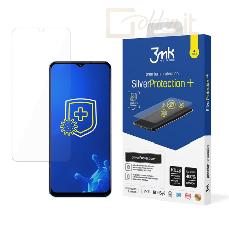 Okostelefon kiegészítő 3mk SilverProtection+ antimikrobiális védőfólia Vivo Y37 5G - W-3SPrtP-VY375G