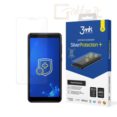 Okostelefon kiegészítő 3mk SilverProtection+ antimikrobiális védőfólia Wiko Y60 - W-3SPrtP-WiY60