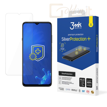 Okostelefon kiegészítő 3mk SilverProtection+ antimikrobiális védőfólia ZTE Voyage 3D - W-3SPrtP-ZV3D
