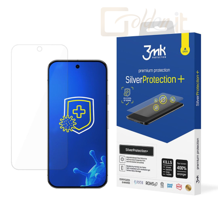 Okostelefon kiegészítő 3mk SilverProtection+ antimikrobiális védőfólia Google Pixel 9 Pro XL - W-3SPrtP-GPX9X