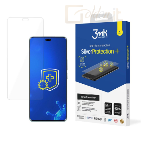 Okostelefon kiegészítő 3mk SilverProtection+ antimikrobiális védőfólia Honor 200 Pro - W-3SPrtP-Ho2000P
