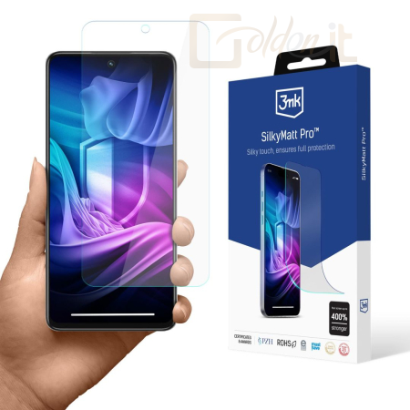 Okostelefon kiegészítő 3mk Silky Matt Pro fólia Tecno Spark 30 Pro - W-3SlMatPr-TS30P