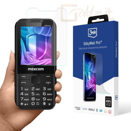 Okostelefon kiegészítő 3mk Silky Matt Pro fólia MaxCom MM248 4G - W-3SlMatPr-MCMM248