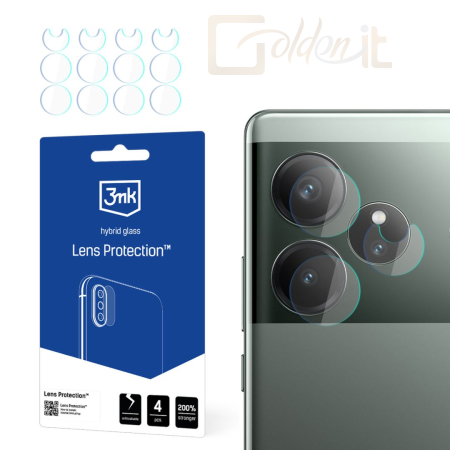 Okostelefon kiegészítő 3mk Kameralencse védőfólia Realme GT 6 - W-3LenProt-RGT6