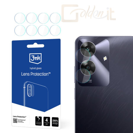 Okostelefon kiegészítő 3mk Kameralencse védőfólia Realme Note 60 - W-3LenProt-RN60