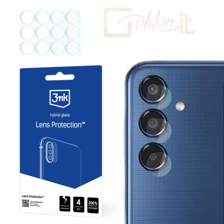 Okostelefon kiegészítő 3mk Kameralencse védőfólia Samsung Galaxy M35 - W-3LenProt-SGM35