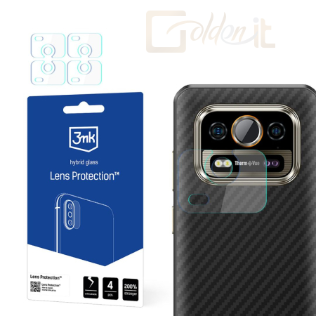 Okostelefon kiegészítő 3mk Kameralencse védőfólia Ulefone Armor25T / 25T Pro - W-3LenProt-UA25T/P