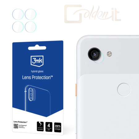 Okostelefon kiegészítő 3mk Kameralencse védőfólia Google Pixel 3a XL - W-3LenProt-GoPix10