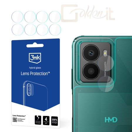 Okostelefon kiegészítő 3mk Kameralencse védőfólia HMD Fusion - W-3LenProt-HMDF